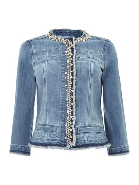 chanel style denim jacket.